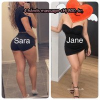 🍒🍊Mandarin massage 🍒🍊4 hånds massage med Hj 800,-♥️Ny pige Sara (27 år) Bj uden ♥️Sex uden 💦♥️Massage +Hj 400,-kr. Kom og slå dig løs giv os din sperm.😉💯🍑