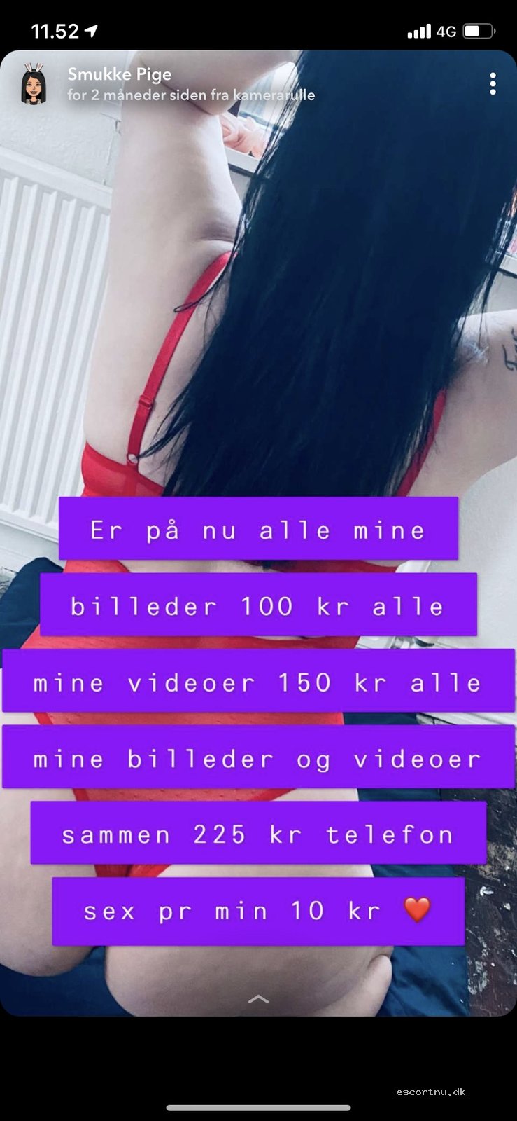 Jeg sælger nøgen billeder videoer telefon sex sms sex
