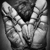Bondage/fotografering/kneppe maskine